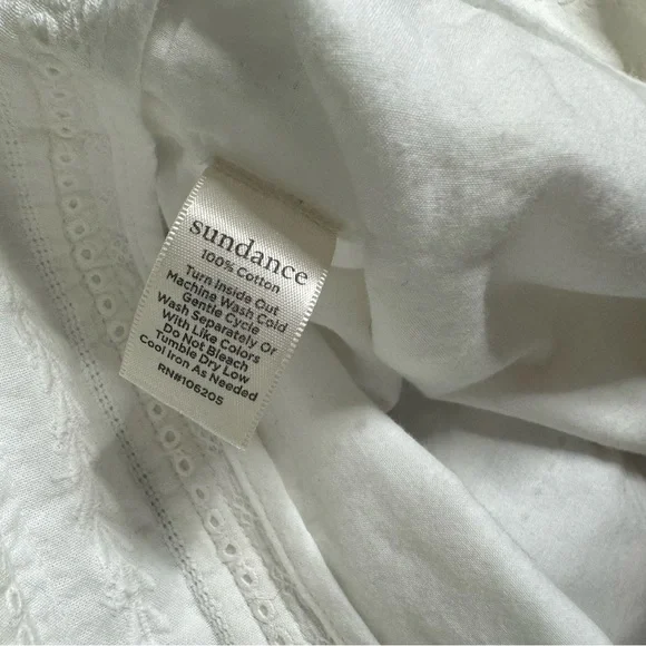 Sundance White Cotton Button Pants Size XXL - Picture 11 of 11